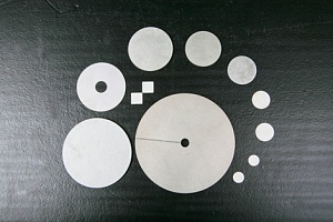 Molybdenum Disc with Rhodium Plated